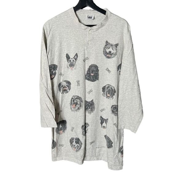 VTG 1995 Relevant Products All Over Dogs Shirt USA OS - Picture 1 of 6